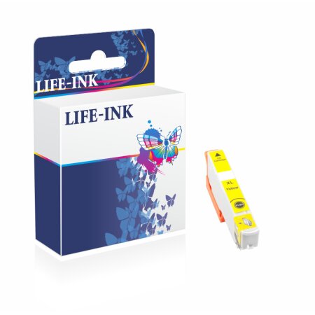 Life-Ink Druckerpatrone ersetzt 33XL, T3344, T3364 für Epson Drucker gelb