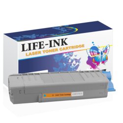 Life-Ink Toner ersetzt OKI 46507507, C612 f&uuml;r Oki...