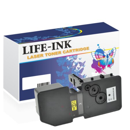 Life-Ink Toner ersetzt Kyocera TK-5240K, 1T02R70NL0 für Kyocera Drucker schwarz