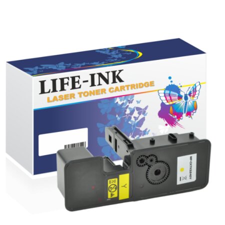 Life-Ink Toner ersetzt Kyocera TK-5230Y, 1T02R9ANL0 für Kyocera Drucker gelb