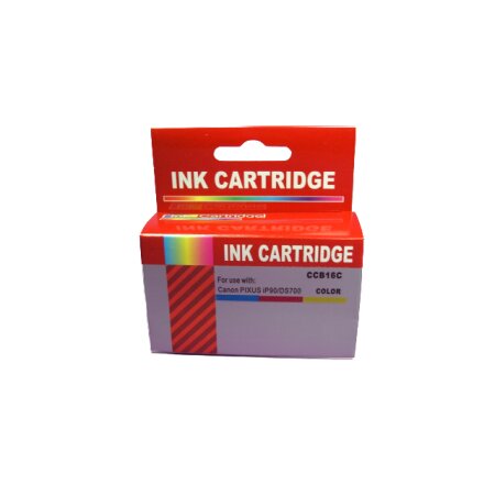 Life-Ink Druckerpatrone ersetzt BCI-16C für Canon Drucker color