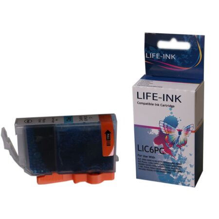 Life-Ink Druckerpatrone ersetzt BCI-6PC für Canon Drucker photo cyan