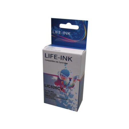 Life-Ink Druckerpatrone ersetzt CLI-526C für Canon Drucker cyan