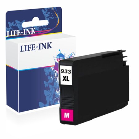 Life-Ink Druckerpatrone ersetzt CN055AE, 933 XL für HP Drucker magenta